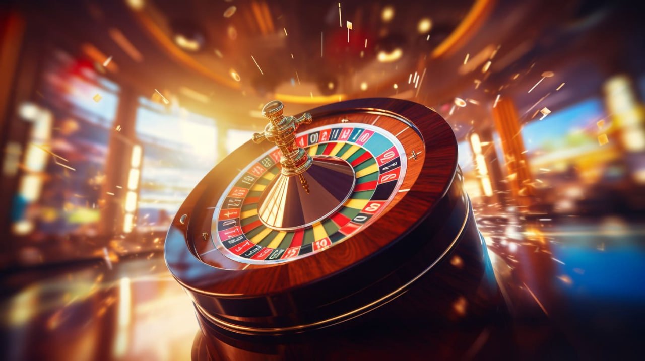 Live roulette wheel with professional dealer and game interface overlay
